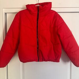 Red Women’s Puffer Jacket